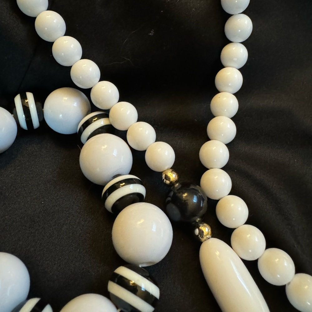 SET Necklace 22 in Bracelet 6.5 to 7in stretchy Chunky Fun Trendy In Tou… - Picture 4 of 11